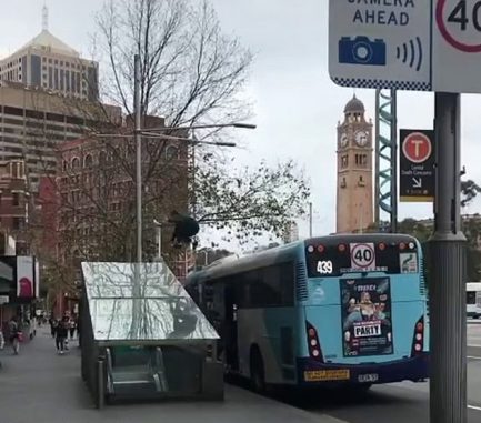 Sydney Skateboarder jumps bus TikTok stunt