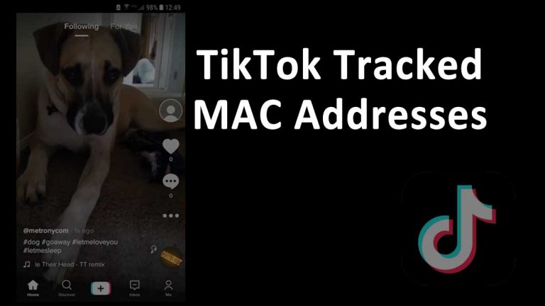 TikTok tracked user device MAC address
