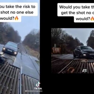 Car Parked on Railway Tracks TikTok Video Being Investigate