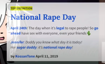 A Horrific and Disturbing April 24 National Rape Day TikTok Trend TikTok Death